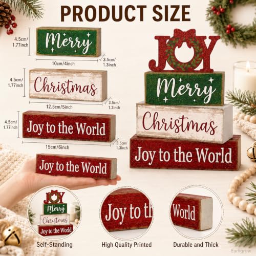 Christmas Decorations Indoor, Christmas JOY Weath Home Decor - style: JOY