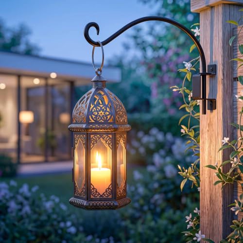 Swivel Bird Feeder Hanger Outdoor: 16 Inch Heavy-Duty Plant Bracket - size: 16 Inch