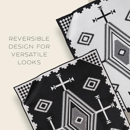 Pendleton Jacquard Unnapped Twin Blanket, 64 x 80 in, Heirloom Virgin Wool - color: Los Ojos, size: Twin (64" x 80")