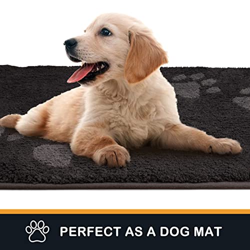 PURRUGS Hallway Runner Rug, 32" x 70", Charcoal - color: Charcoal, size: 32" X 70"