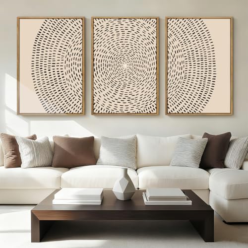 ANHUIB Large Jesus Wall Art 24x36 Inch Jesus Feeds The 5000 Canvas Wall Art Set of 3 Framed Christian Wall Decor Modern Abstract Art Print for Living Room Bedroom Office Home - color: Jesus, size: 36"L x 24"W