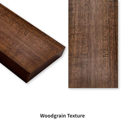 Walnut Floating Shelves for Wall, 12 Inch, Set of 2, Wood Shelf - color: Walnut, size: 11.8''