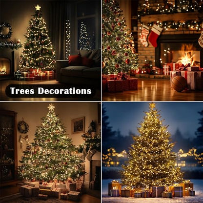 100FT 1000Leds Firecracker Fairy Lights,Green Wire,Warm White - color: Warm White, size: 100FT 1000Leds