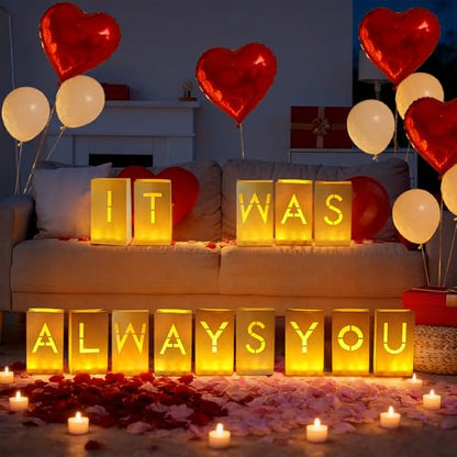 It was Always You Decorations, Luminary Paper Bags - color: It Was Always You