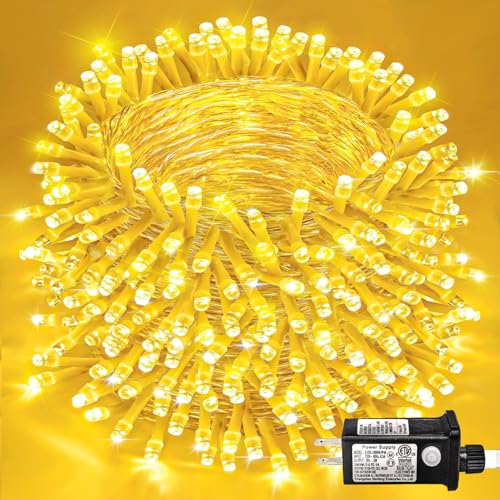 131FT 400 LED Christmas Lights Outdoor, Warm White String Lights Indoor - color: Warm White, size: 132FT 400LED