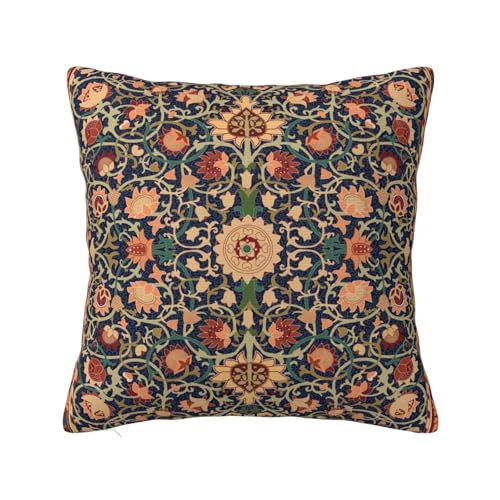 William Morris Vintage Floral 20x20 inches Throw Pillow Covers Cushion Covers for Couch Home Bed Living Room Decorative Pillow Cases - color: Color-11, size: 20" x 20" (Pack of 1)