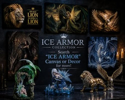 ICE ARMOR 6" H Eagle Statue Wild Animal Decoration Figurine Office Desk/Home/Living Room/Table Decor, Perfect House Warming Gifts for New Home