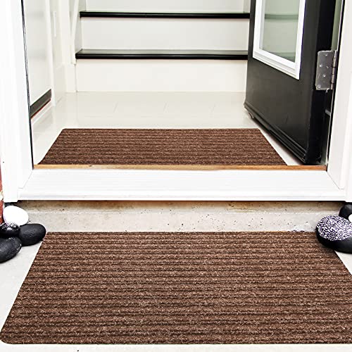 Nuanchu Large Semi Finished Outdoor Mat 16 x 79 Inch, Coffee, 1 Roll - color: Coffee