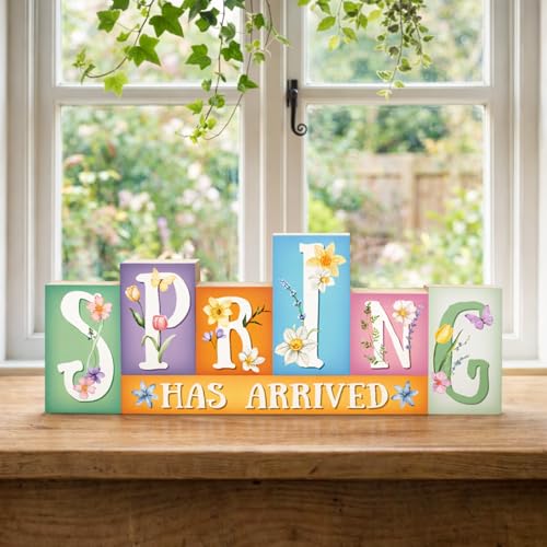 Easter Decorations, Wooden Easter Table Decorations