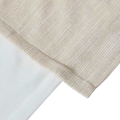 Madison Park Linen Blend Curtain, Thermal Insulated, 1 Panel 50x84 Natural - color: Tab Top, Solid Natural, size: 50"W x 84"L (Pack of 1)