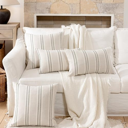 Hckot Spring Throw Pillow Covers 16x16 Set of 2 Green Pillow Covers - color: Dark Green, size: 16" x 16" (Pack of 2)