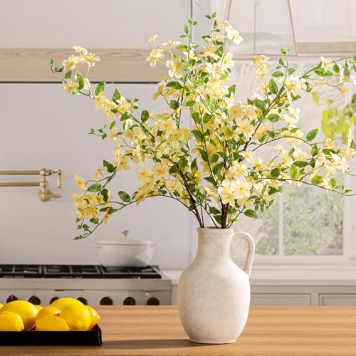 Vanselia Ceramic Flower Vase Home Table Decor Living Room Farmhouse 10 in - color: 10" Rustic
