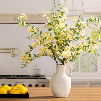 Vanselia Ceramic Flower Vase Home Table Decor Living Room Farmhouse 10 in - color: 10" Rustic