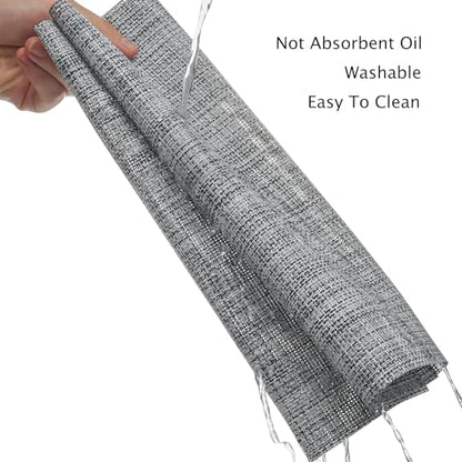 Myir JUN Placemats Set of 4 Kitchen and Dining Table Placemats - color: B-gray, size: Set of 4