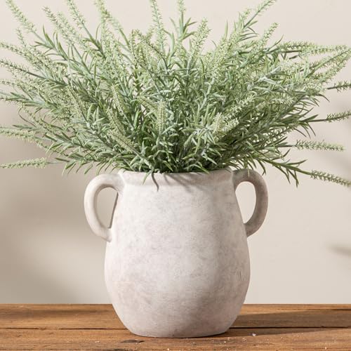 Vanselia Ceramic Flower Vase Home Table Decor Living Room Farmhouse 7.1 in - color: 7.1" Rustic