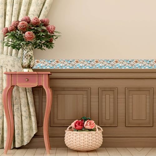 IVN Wallpaper Border Peel and Stick Wall Seashells Sand 4x196 Inch - color: Seashells Sand