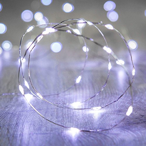 ANJAYLIA Battery Operated Fairy String Lights, 10Ft 30 LEDs, White - color: White 1 Pack 30 LED