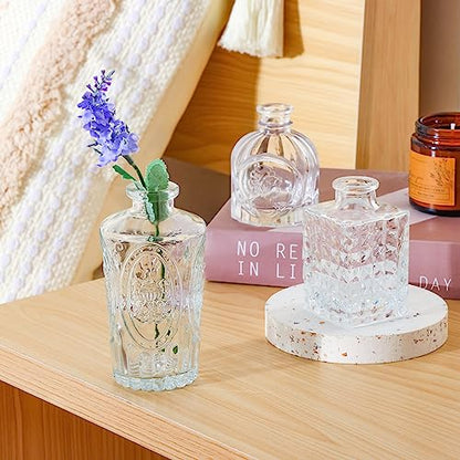 68pcs Clear Glass Bud Vase Set, Small Glass Vases for Centerpieces in Bulk - color: Clear, size: 68pcs