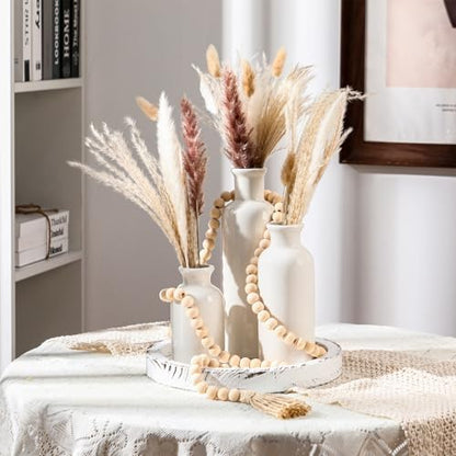 5 Pcs Coffee Table Decor Set, White - color: White