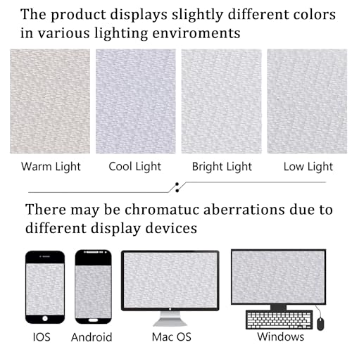 Lecloud White Curtains for Bedroom 54 Inch Length 2 Panels Set - color: White, size: 30"W x 54"L (Pack of 2)
