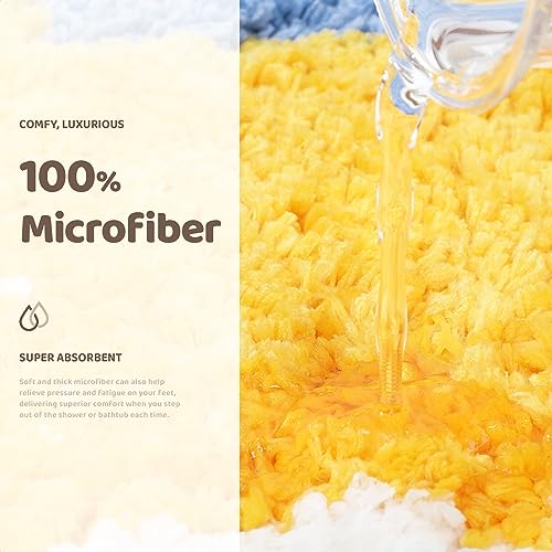 Molesun Shiba Inu Bath Mat 18x30, Soft Absorbent Microfiber Bath Rugs - color: Shiba Inu