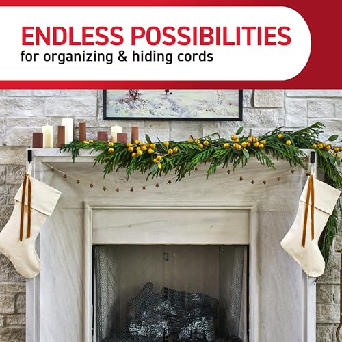 Command Garland Hanger, Garland Green, 6 bundlers, 12 Strips - size: 6 Garland Hangers