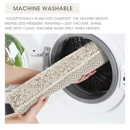 INK+IVY Asher Non-Slip Bath Rug Absorbent Quick Dry, 20 x 32, Natural - color: Natural, size: 1'8" x 2'8" (Rectangular)