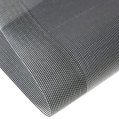PIGCHCY Placemats Vinyl Washable Table Mats Elegant Non-Slip Placemats for Dinner Table Set of 4 (Silver) - color: Box2: Deep Silver, size: 4 Placemats