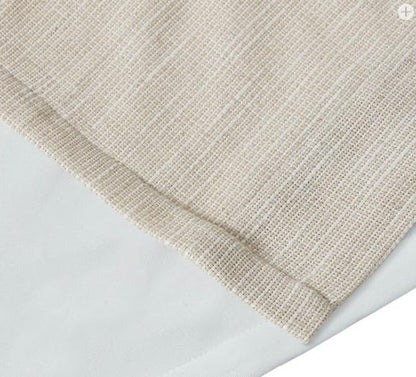 Madison Park Linen Blend Curtain, Thermal Insulated, 1 Panel 50x84 Natural - color: Rod Pocket, Solid Natural, size: 50"W x 84"L (Pack of 1)