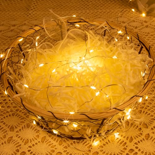 400FT 1200LEDs Fairy Lights Plug in,Silver Wire,Warm White - color: Warm White, size: 400FT 1200Leds
