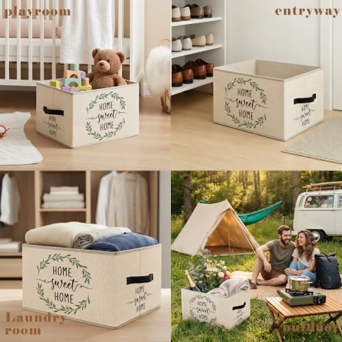 Home Sweet Home Storage Basket Organizer - color: Home Sweet Home