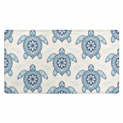 Sea Turtle Kitchen Comfort Mat 36x20in Anti-Fatigue Kitchen Mats - color: Sea Turtle