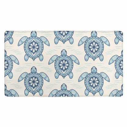 Sea Turtle Kitchen Comfort Mat 36x20in Anti-Fatigue Kitchen Mats - color: Sea Turtle