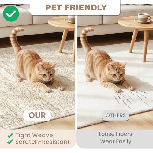Kitchen Rugs Sets of 3, 2x3 2x4 2x5 Rug Runner,Beige - color: Beige/Ivory, size: 2x3+2x4+2x5 Set