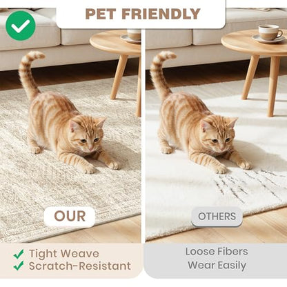 Kitchen Rugs Sets of 3, 2x3 2x4 2x5 Rug Runner,Beige - color: Beige/Ivory, size: 2x3+2x4+2x5 Set