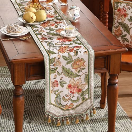 Patdrea Designer Elegant French Velvet Table Runner,12"X71"-Santiago A - color: Santiago a Velvet, size: 12"*71"