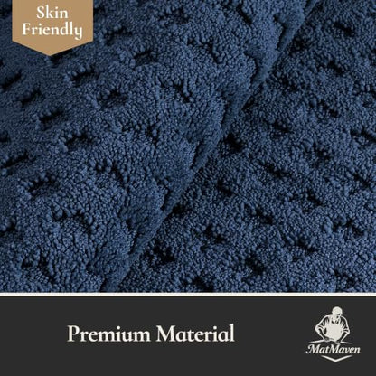 Dirt Trapper Door Mat 24"x 36", Non-Slip Entryway Rugs, Navy Blue - color: Navy Blue, size: 24" x 36"