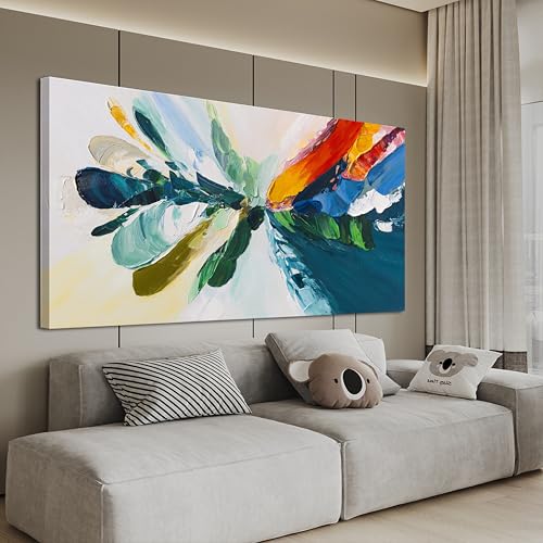 Colorful Abstract Wall Art Canvas Wall Art Decor For Living Room 20"x40" - color: XY-G, size: 40"L x 20"W