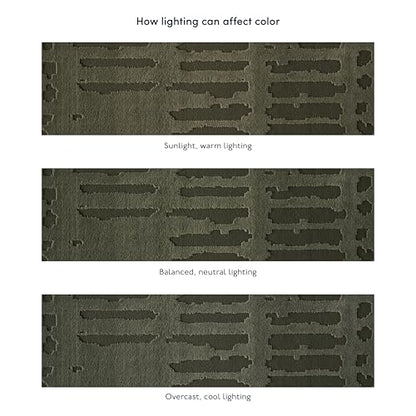 Revival Rugs Shell 4'x6' Area Rugs - Washable, Medium Pile, Green - color: Green, size: 3'11" x 6'1" (Rectangular)