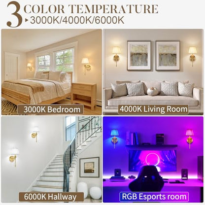 Battery Operated Wall Sconces with Dimmable Led Bulbs and Remote - color: Dull Bronze