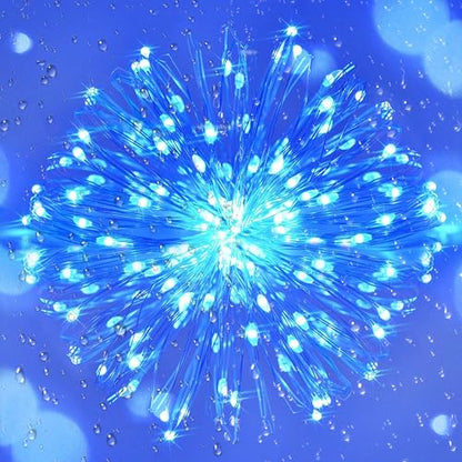 Joomer Solar Fairy Lights, 2-Pack Total 80FT 240LED String Lights, Blue - color: Blue, size: 2*120LED