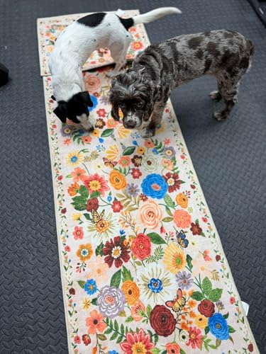 Washable Runner Rug 2x6 Beige Floral, Non Slip for Hallway, Kitchen - color: Blush Beige, size: 2' x 6' (Rectangular)