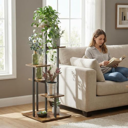 5 Tier Plant Stand Indoor, Multiple Plant Stands for Indoor Plants
