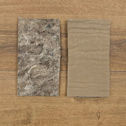 Mohawk Home Non Slip Rug Pad 5' x 8'- 1/4" Thick Felt + Latex Rubber Gripper - Dual Surface Cushion for Hardwood, Carpet, Tile Floors, Made in USA - size: 5' x 8' (Rectangular), style: 1/4 Inch Dual Surface Rug Pad