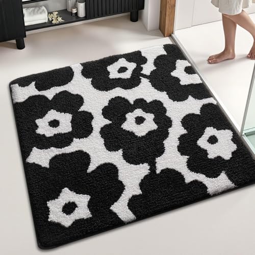 LUMI Square Bathroom Rug 26x26, Soft Absorbent Bath Mat, Non Slip - color: Dove Gray, size: 26"x26"