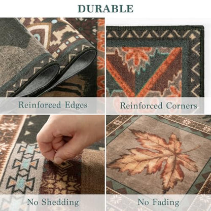 LIANLAM 6x9 Washable Area Rugs for Living Room and Bedroom(6x9,Bear) - color: Bear, size: 6' x 9' (Rectangular)