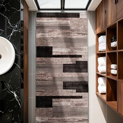 LIANLAM 2x6 Washable Runner Rug for Hallway&Kitchen(2x6,Chocolate) - color: Chocolate, size: 2' x 6' (Rectangular)
