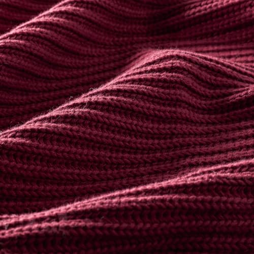 BOLL & BRANCH Sunday Throw Blanket - 70" x 45" - Holly - 100% Organic Luxury Cotton Brand