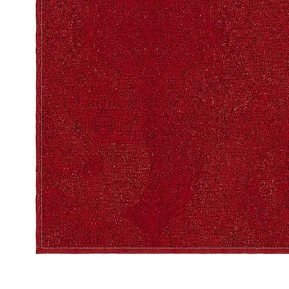 Ottomanson Door Mat Indoor Entryway Runner Rug – Non-Slip Durable Low-Pile Runner with Stain-Resistant Surface, 20" x 59", Red - color: Red