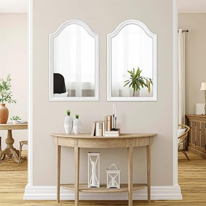 Rustic Arched Mirrors for Wall Decor Living Room 38 X 24 Inch